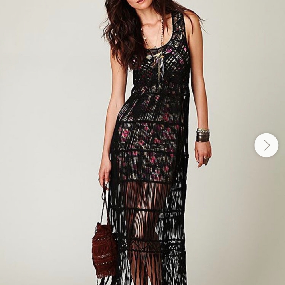 Birkin Crochet Maxi Dress - RARE FIND